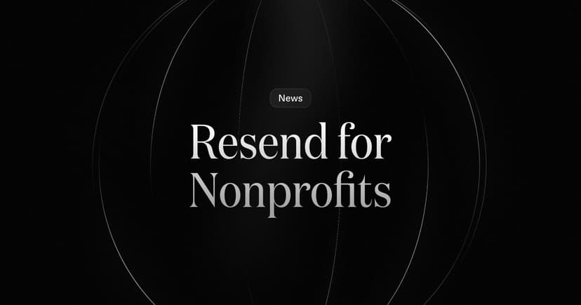 Introducing Resend for Nonprofits